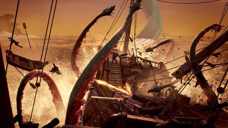 Cómo derrotar al Kraken en Sea of Thieves 142 Cómo derrotar al Kraken en Sea of Thieves