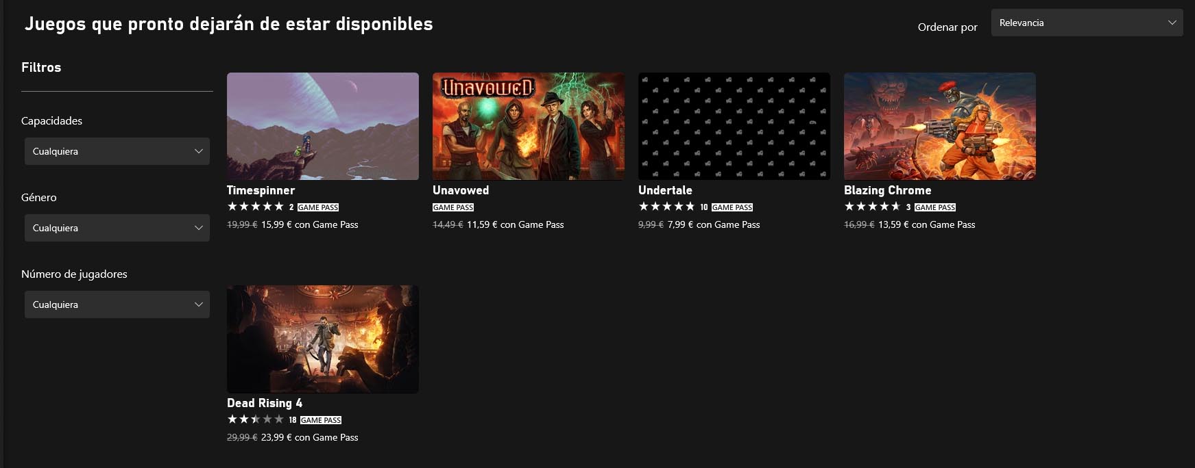 Actualizan la lista de juegos que abandonarán Xbox Game Pass a mitad de julio 139 Actualizan la lista de juegos que abandonarán Xbox Game Pass a mitad de julio 18